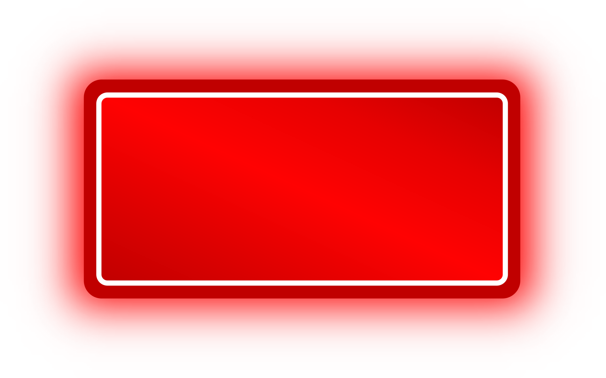 Neon Red Rectangle Banner, Neon Rectangle